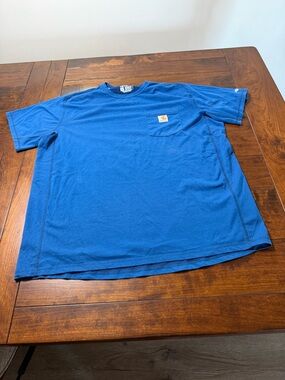 Carhartt Short-Sleeve Pocket Tee in Royal Blue